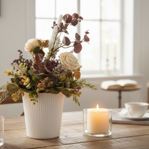 Classic Harmony – Solawood Floral Vase